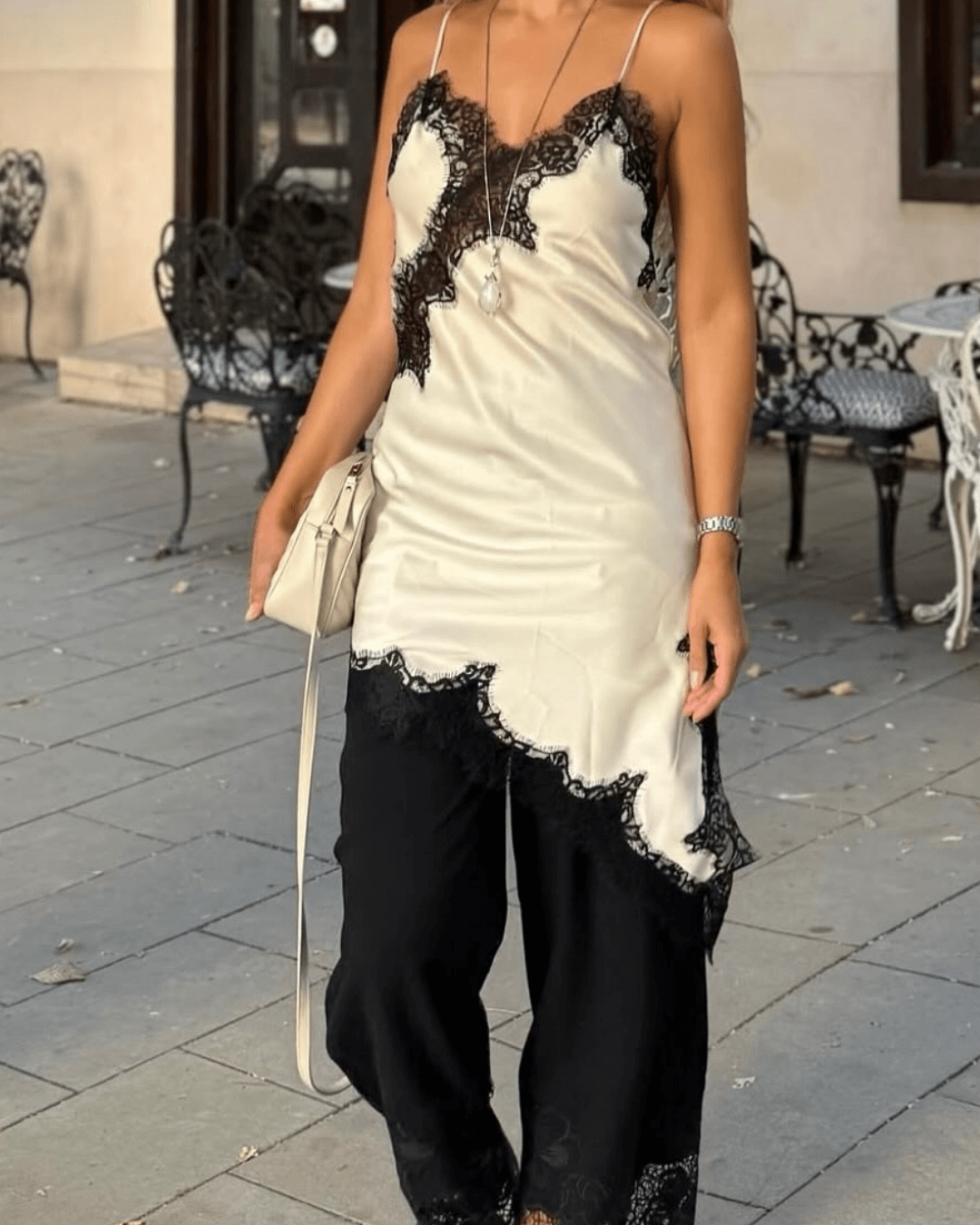 Damska Casualowa Asymetryczna Sukienka | Midi