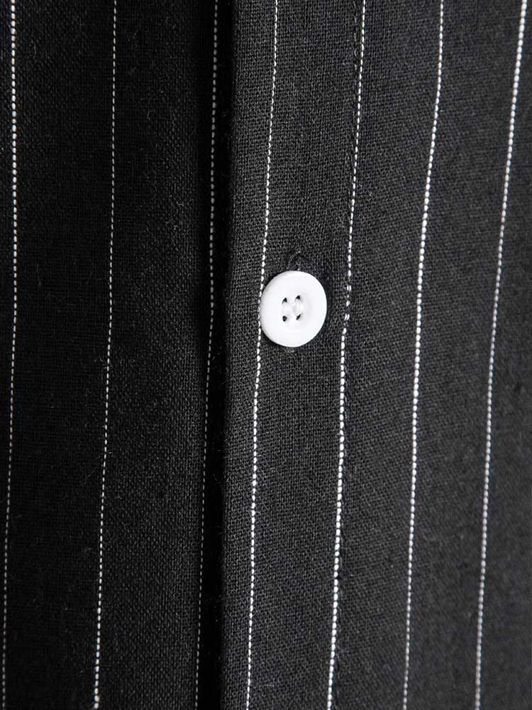 Męska Plażowa Koszula Pasiasta | Krótki Rękaw