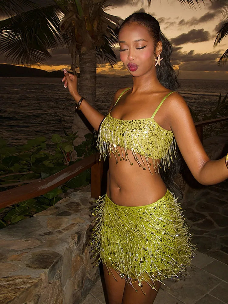 Damska Imprezowy Komplet Bikini | Dwuczęściowy