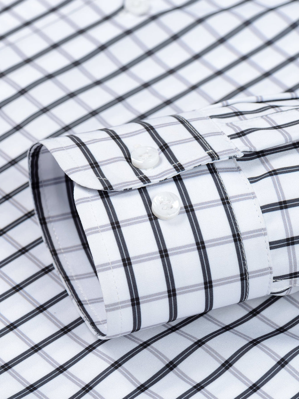 Męski Komplet Koszula W Kratę & Spodnie | Komplet