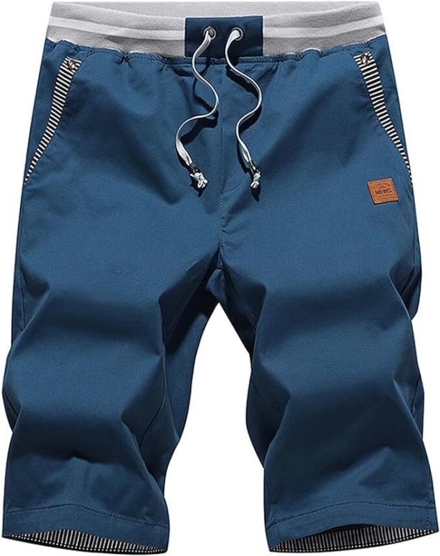 Męskie Letnie Szorty | Długie Dopasowanie