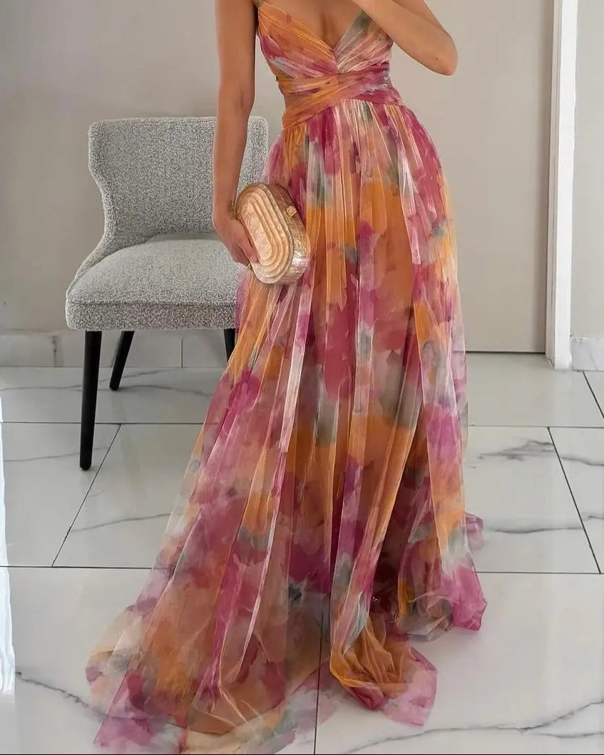 Damska Letnia Ślubna Sukienka | Maxi